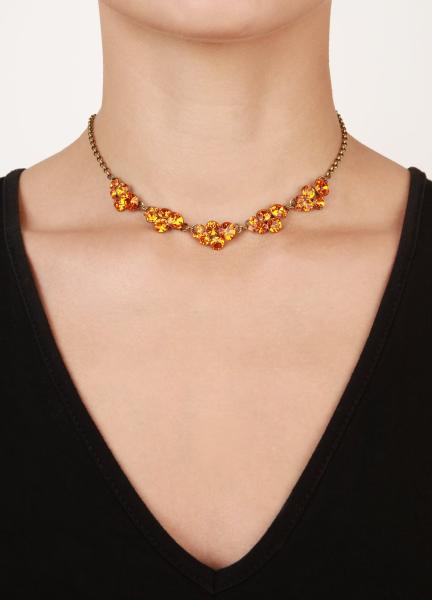Orange - Petit Glamour - Halskette von Konplott
